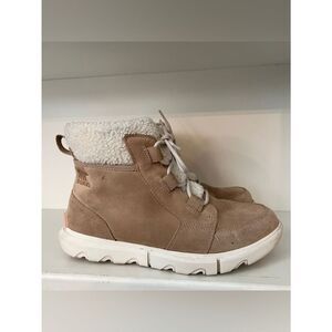 Sorel Explorer II Carnival Cozy Waterproof Boot Size 10 Tan